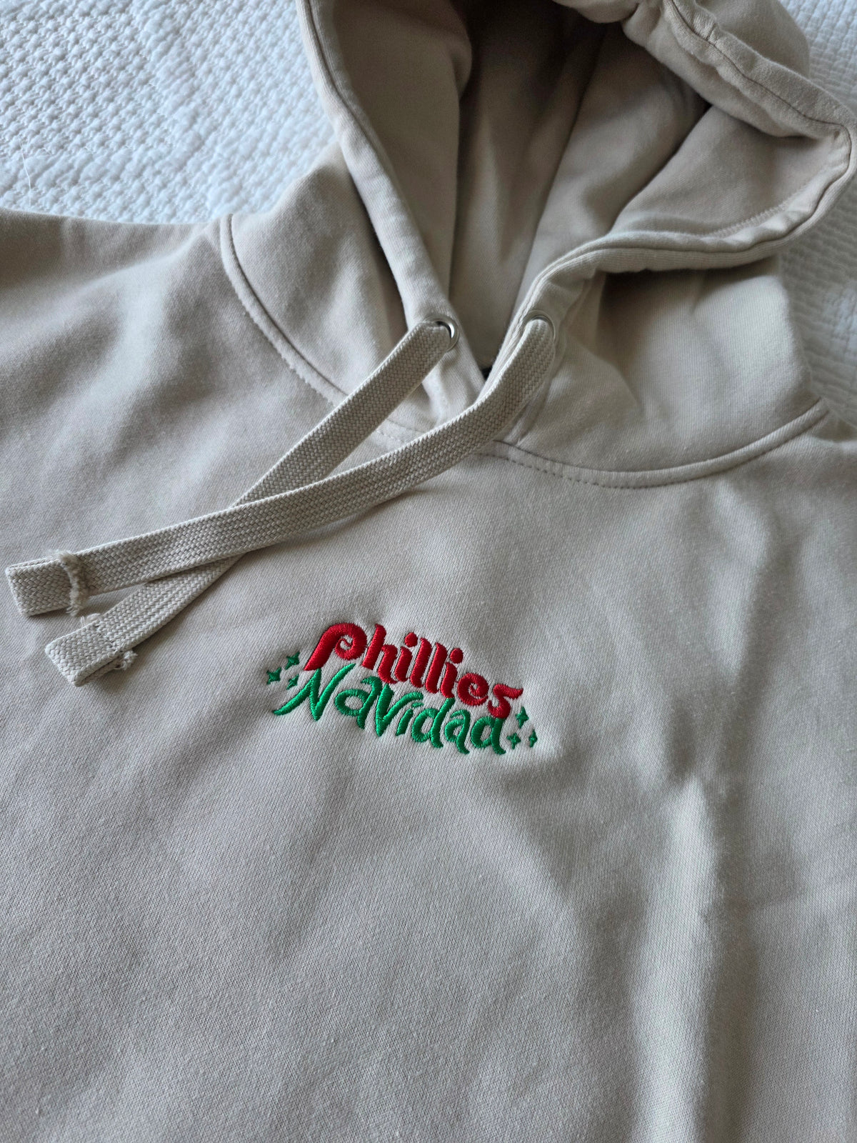 "Phillies Navidad" Premium Embroidered Hoodie