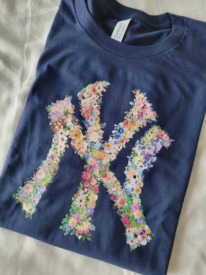 "Floral NY" T-Shirt