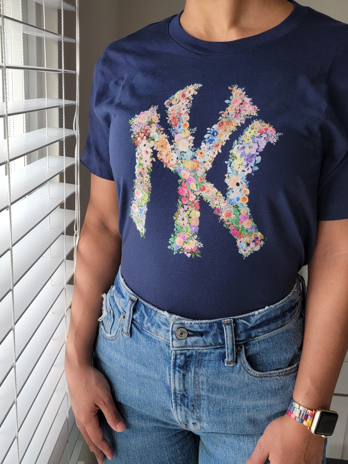 "Floral NY" T-Shirt