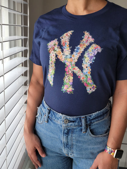 "Floral NY" T-Shirt