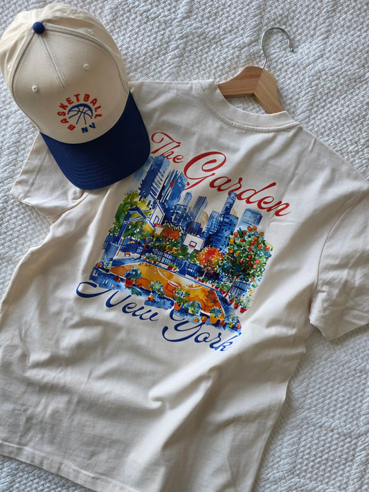 "The Garden, New York" Premium Heavyweight Tee