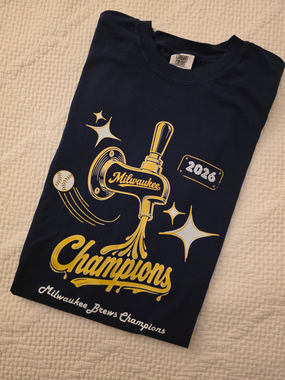 "Milwaukee Brews Champions" T-Shirt