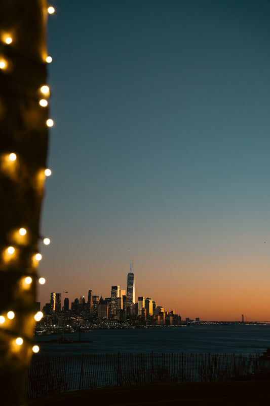 "NYC Skyline Sunset" (PRINT ONLY)