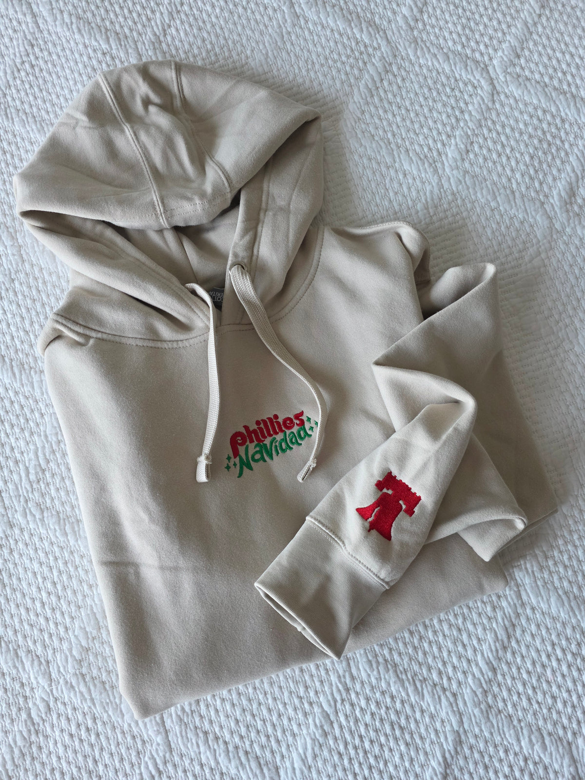 "Phillies Navidad" Premium Embroidered Hoodie