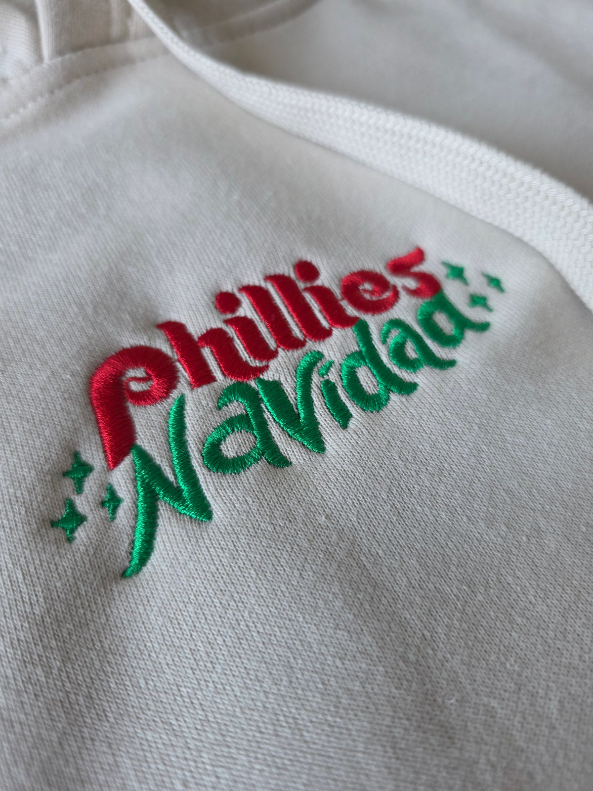 "Phillies Navidad" Premium Embroidered Hoodie