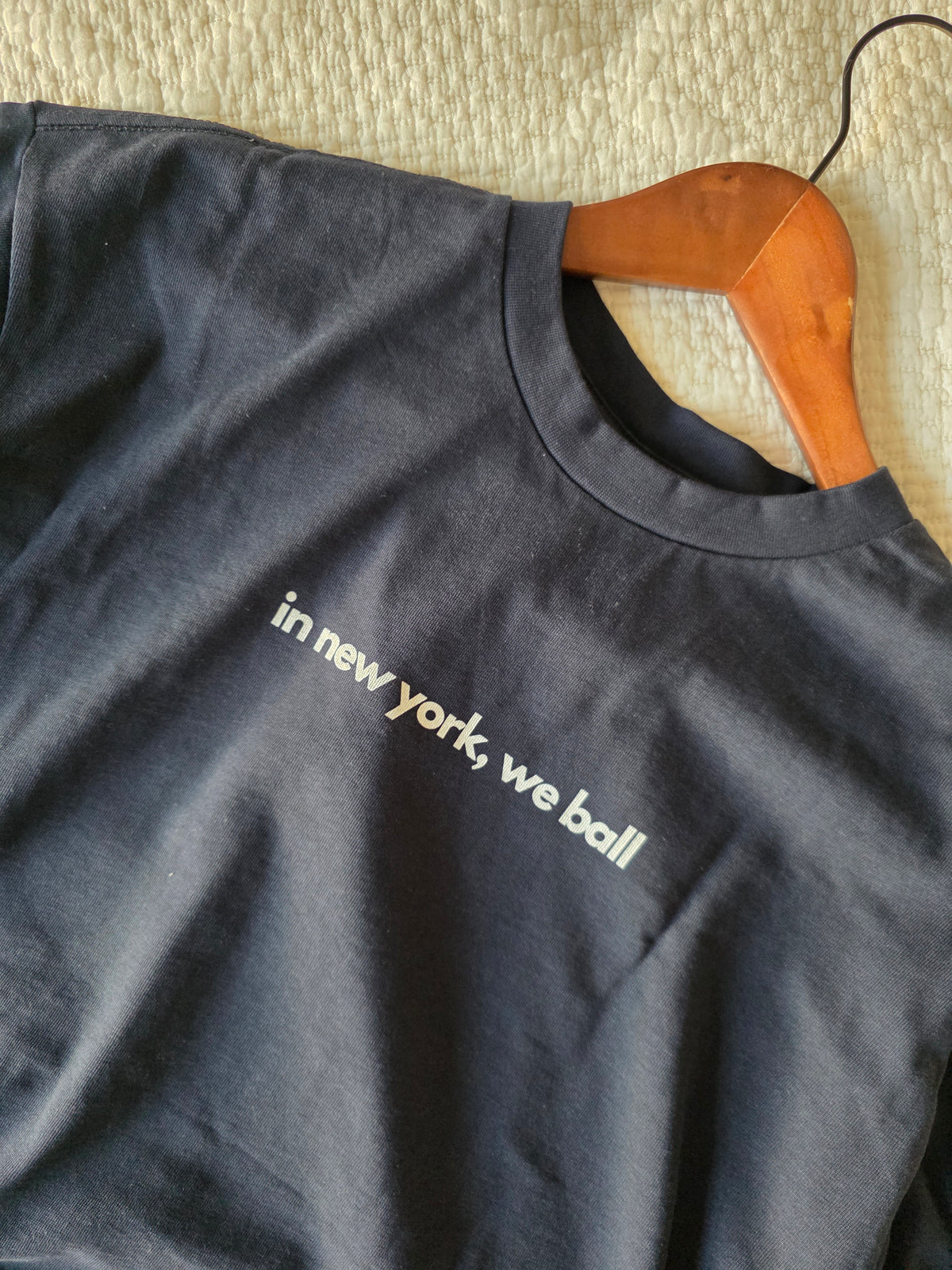 "In New York, We Ball" Premium Heavyweight Tee