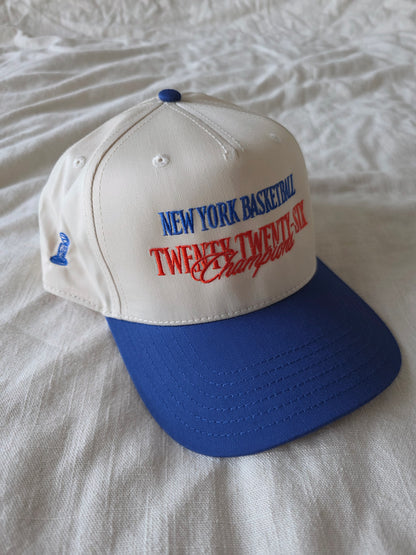 "2026 Champions - New York Basketball" Snapback